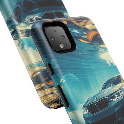 Motorsport Wave Rider Tough Phone Case