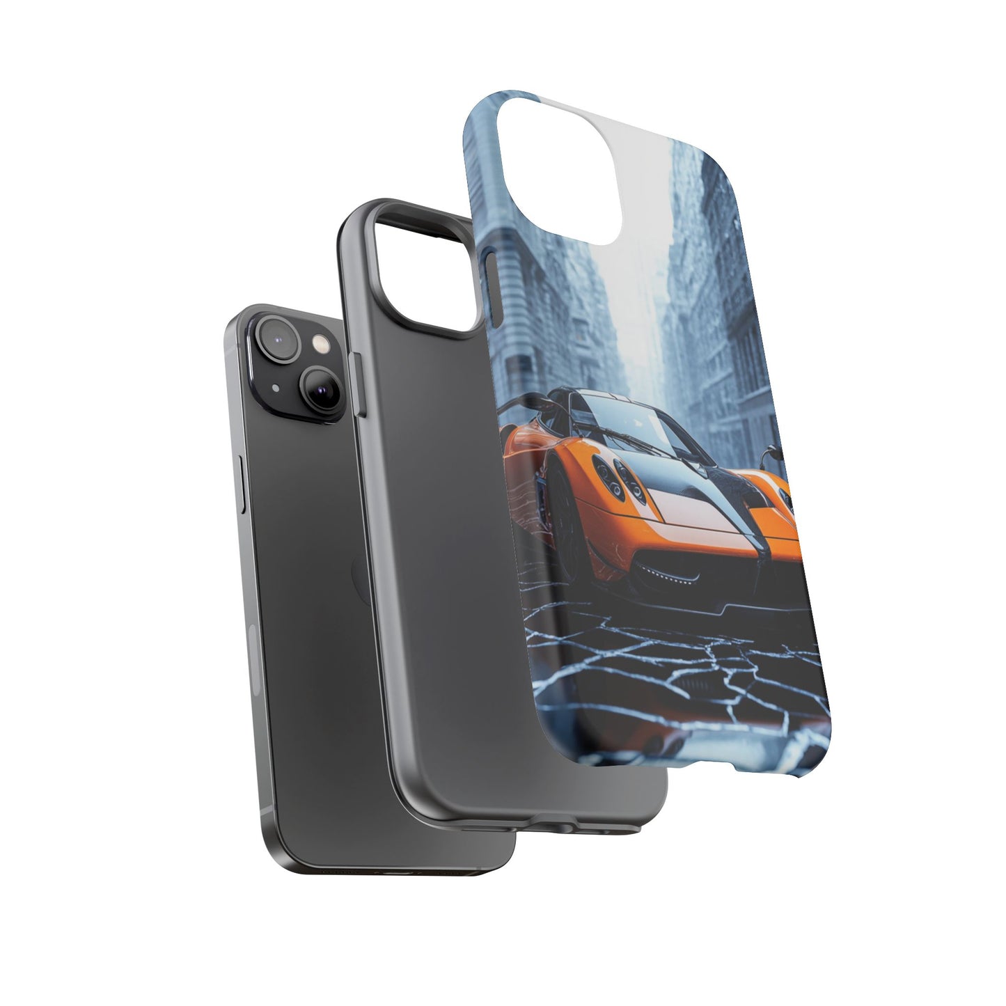 Driving Through Shattered Glass Tough Phone Case