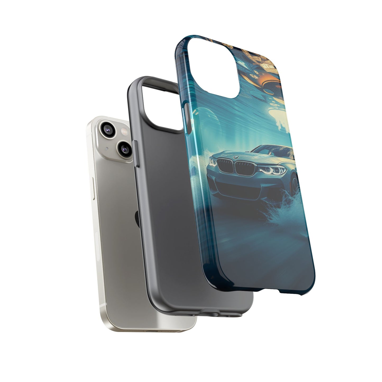 Motorsport Wave Rider Tough Phone Case