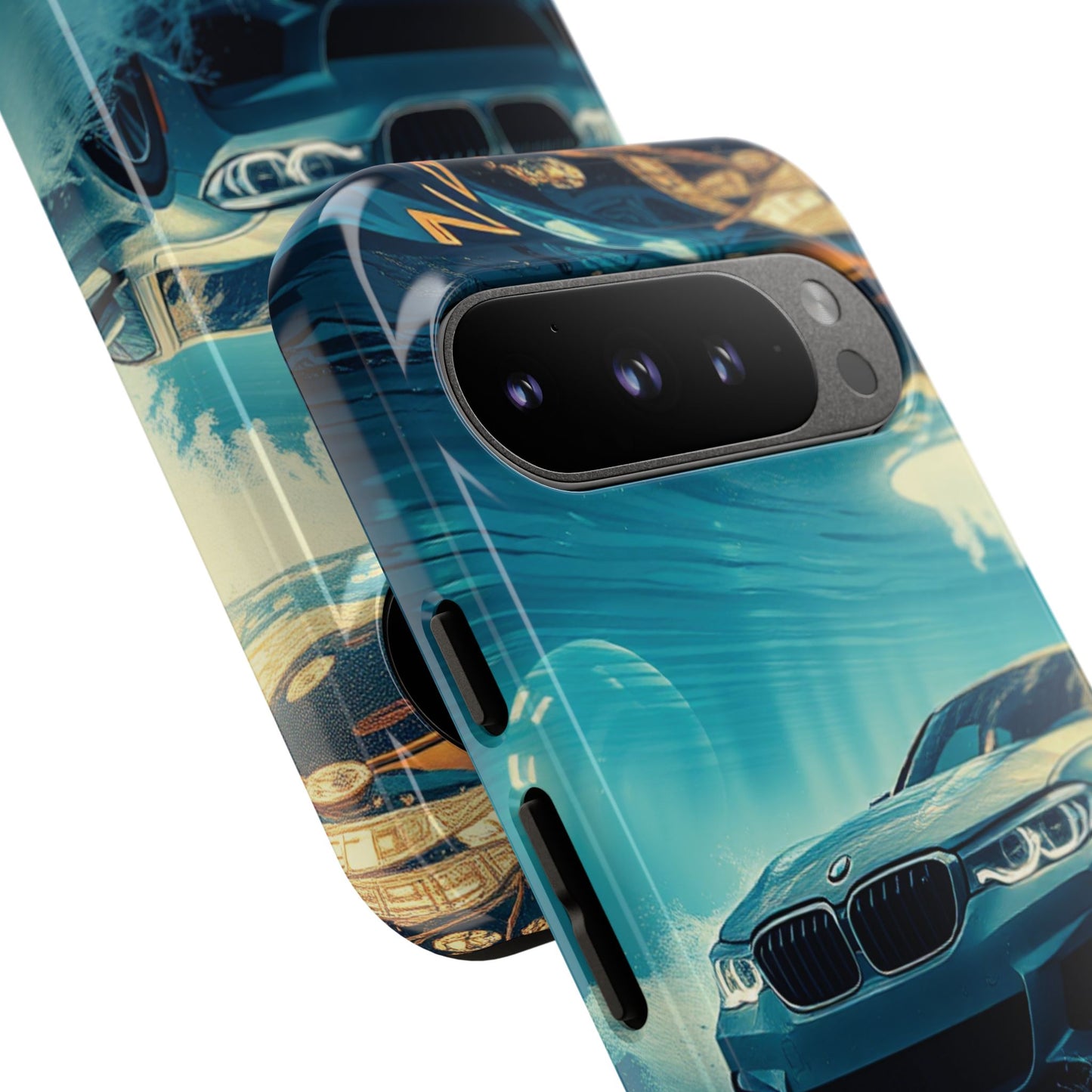 Motorsport Wave Rider Tough Phone Case