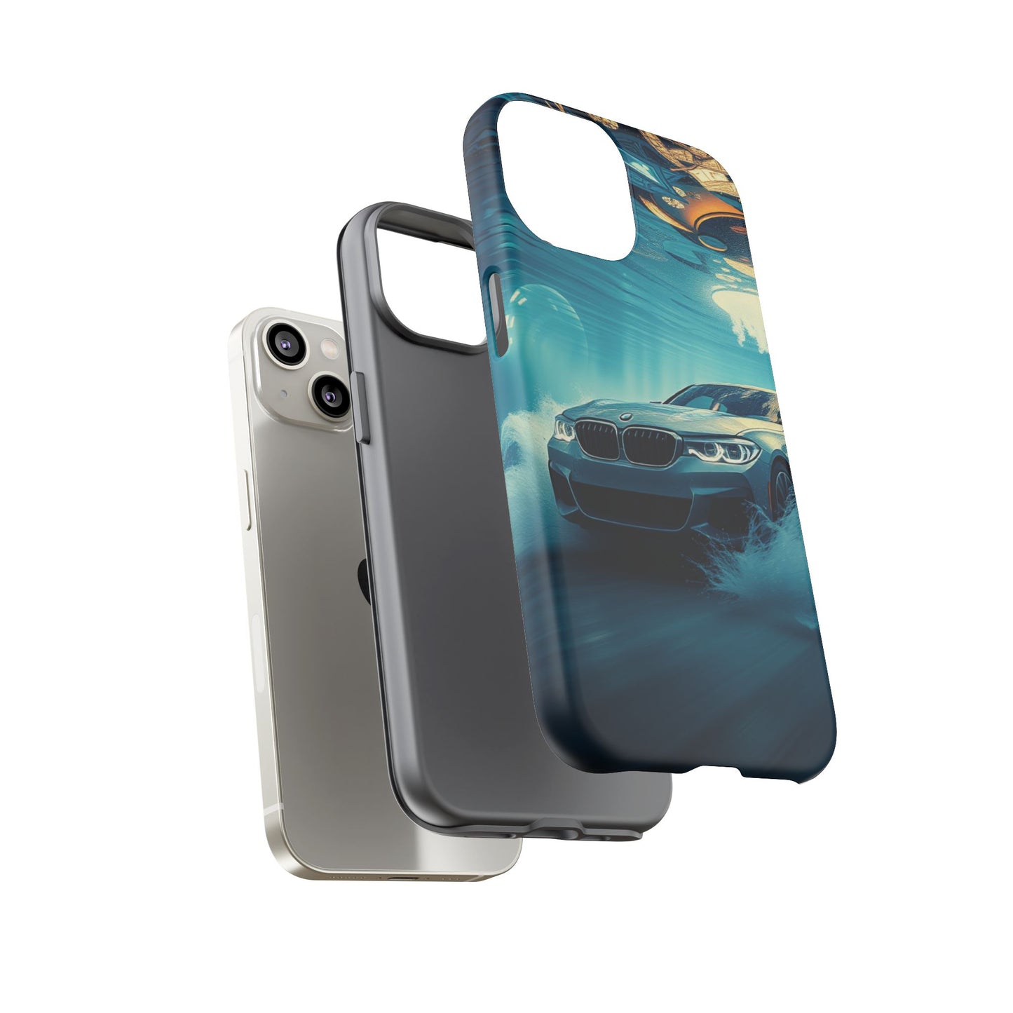 Motorsport Wave Rider Tough Phone Case