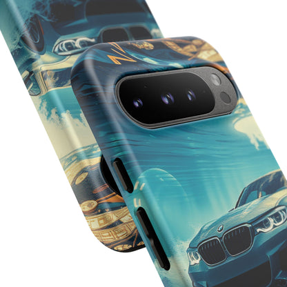 Motorsport Wave Rider Tough Phone Case